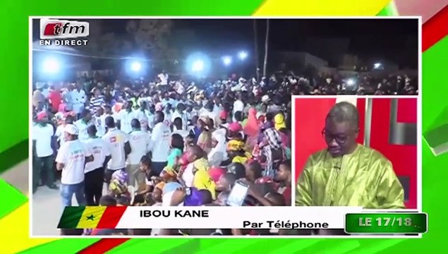 Ibou Kane par téléphone, correspondant suivant Ousmane Sonko dans 17/18 du 15 Février 2019