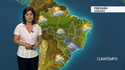 Previsão Brasil – Umidade alta e bastante chuva
