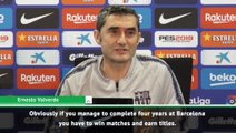 I know I must continue to win titles - Valverde on new Barca contract