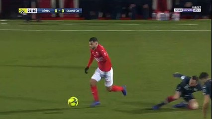 Nîmes 2-0 Dijon Résumé vidéo buts