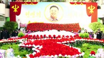 Un festival de flores en Corea del Norte
