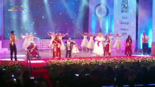 يسرا تغنى فى فعاليات افتتاح الملتقى الدولى الثالث للفنون لذوى القدرات الخاصة