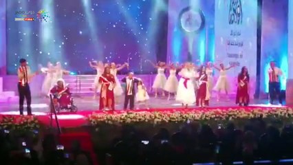 يسرا تغنى فى فعاليات افتتاح الملتقى الدولى الثالث للفنون لذوى القدرات الخاصة