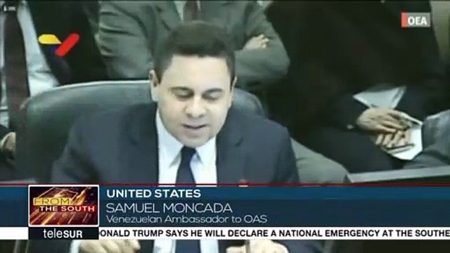 Venezuelan Ambassador to the OAS Condemns Intervention Attempts