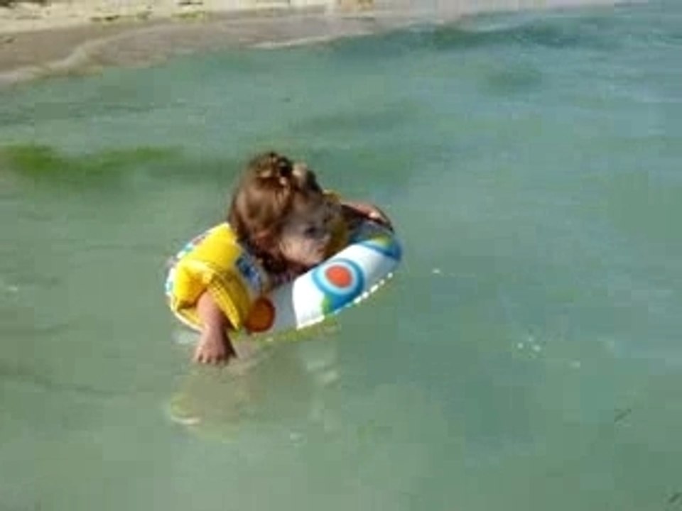 Pauline comme un poisson dans l'eau !