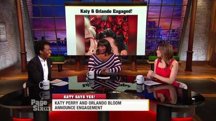 .@katyperry had the best #ValentinesDay ever! Katy is engaged to #OrlandoBloom, and her ring is massive! Tune in to #PageSixTV for all the deets!