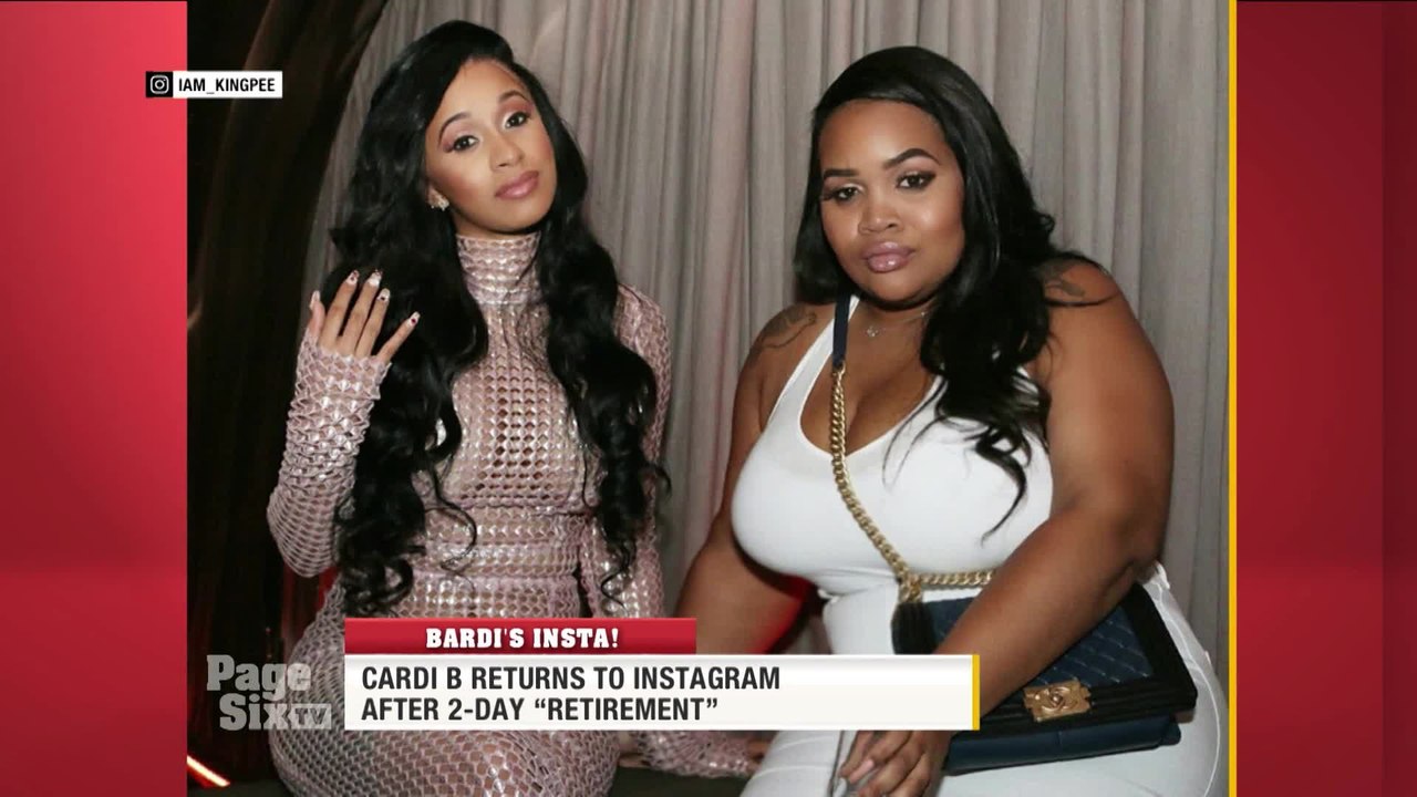.@iamcardib is back on Instagram! Cardi's return comes with a twist - she announced a new song with @BrunoMars! Watch #PageSixTV for all the deets!