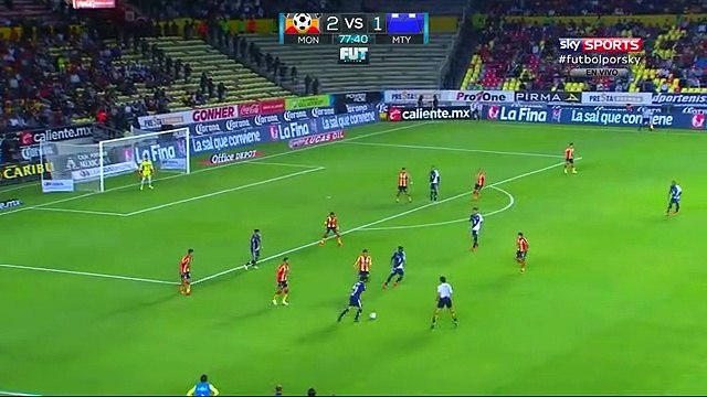 Funes Mori Second Goal - Morelia vs Monterrey 2-2