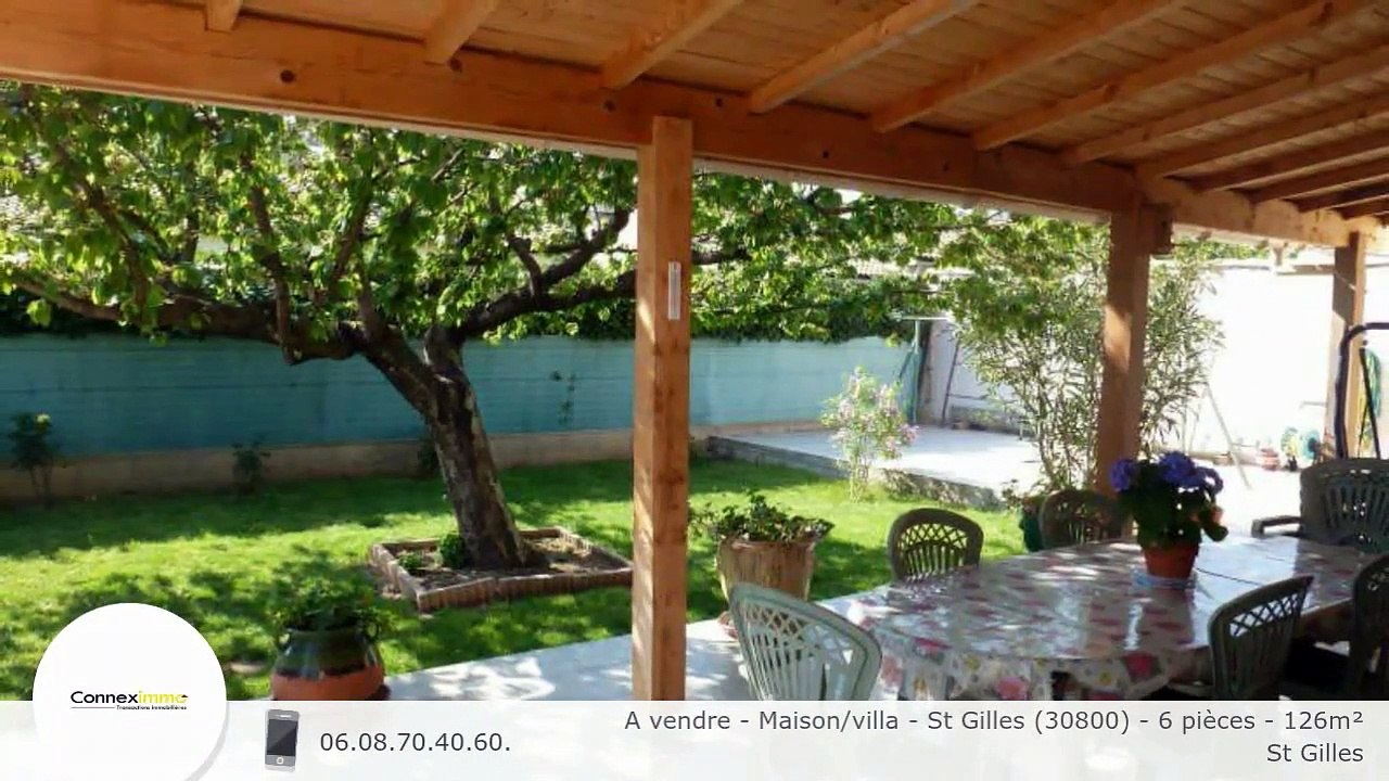A vendre - Maison/villa - St Gilles (30800) - 6 pièces - 126m²