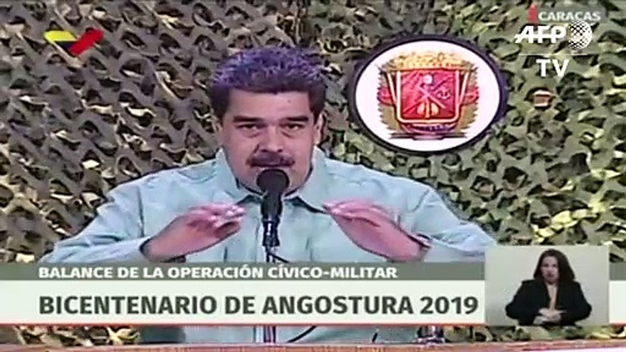Maduro denuncia “planes de guerra” de Trump y Duque