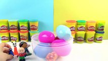 Oyun Hamuru DEV Sürpriz Yumurta Açma Gökkuşağı | Play Doh Rainbow Giant Egg
