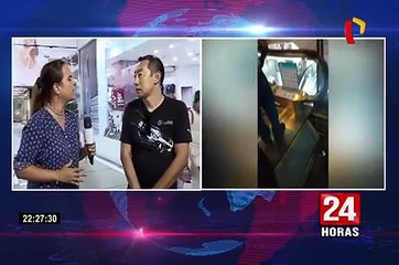 Surco: cliente de centro comercial quedó atrapado en escalera eléctrica