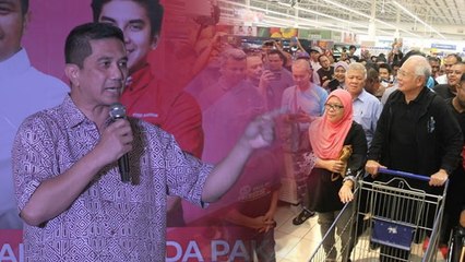 Tải video: The trolley was once filled with handbags and cash, Azmin reminds ‘Bossku’