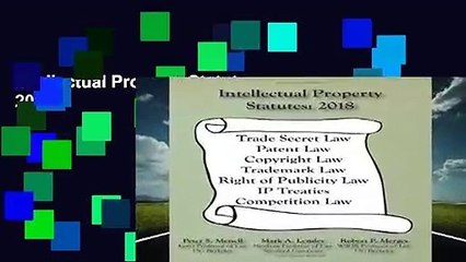 Intellectual Property Statutes 2018