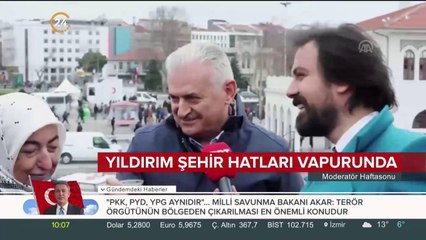 Yıldırım şehir hatları vapurunda