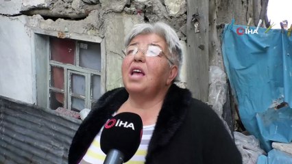 Yıkılmak istenen 50 yıllık evlerinden çıkmak istemiyorlar