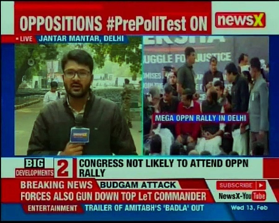 Arvind Kejriwal Opposition mega rally Delhi LIVE Updates; Mamata Banerjee, Chandrababu Naidu