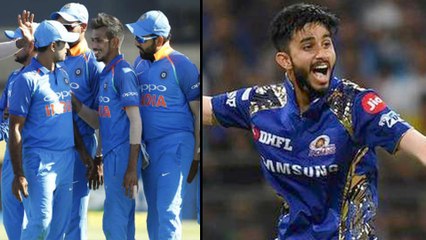 India vs Australia:Mayank Markande Gets Maiden Call For T20I squad | Oneindia telugu