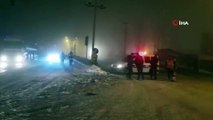 Erzurum’da etkili olan sis trafik kazalarına neden oldu