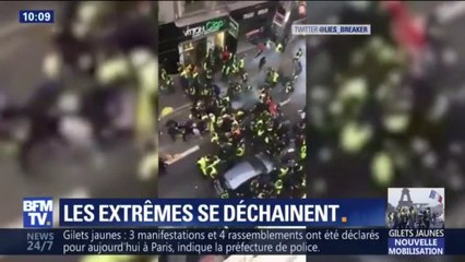 Download Video: Gilets jaunes: quand l'extrême droite et l'extrême gauche s'affrontent lors des manifestations