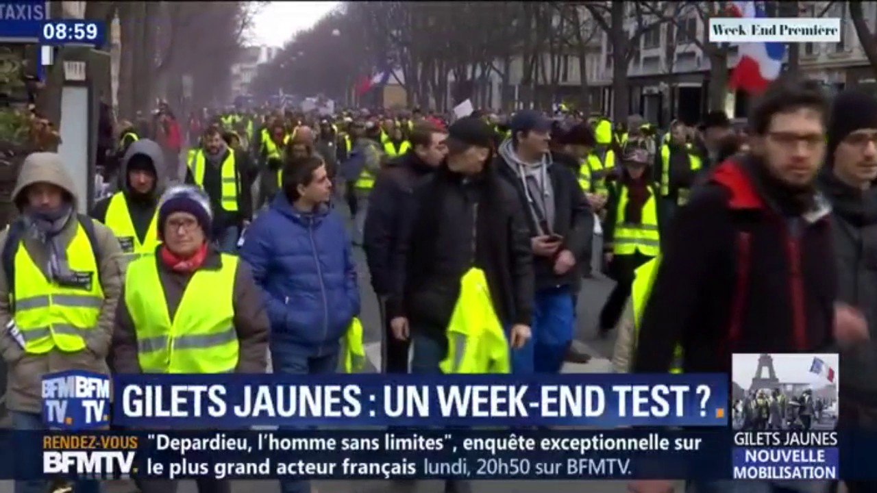 Pour les trois mois du mouvement, les gilets ja...