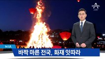 정원대보름 앞두고 건조주의보…소방당국 ‘비상’