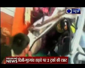 Two truck collide on Delhi-Jaipur highway, 2 killed