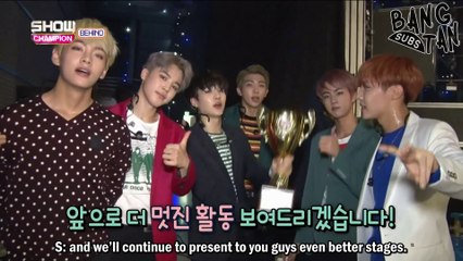 [ENG] 161025 Show Champion Behind - BTS