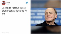 L’acteur suisse Bruno Ganz, qui a interprété Adolf Hitler dans le film « La Chute », est décédé à l’âge de 77 ans