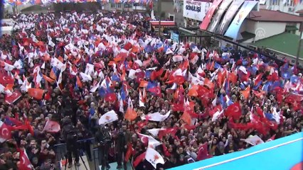 Cumhurbaşkanı Erdoğan coşkuyla karşılandı - EDİRNE