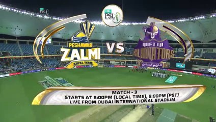 [HIGHLIGHTS] Match 3 - Quetta Gladiators vs Peshawar Zalmi - HBL PSL 4 - 2019