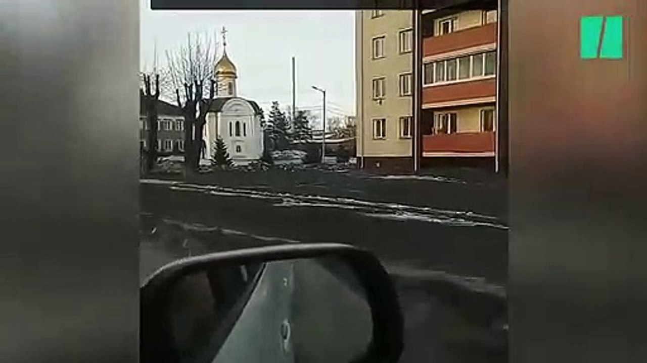 Neige noire en Russie