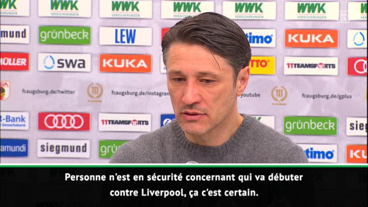 8es - Kovac : "Personne n'est en sécurité pour débuter à Liverpool"