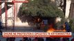 Report Tv - Protestuesit i vënë flakën pemës tek kryeministria