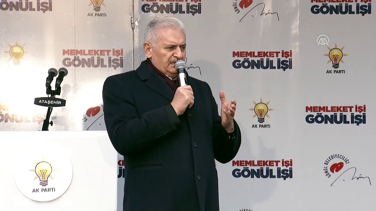 AK Parti Ataşehir Mitingi - Binali Yıldırım (3) - İSTANBUL
