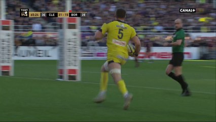 Top 14 : 16ème journée - Clermont / UBB : Paul Jedrasiak y va de son essai !