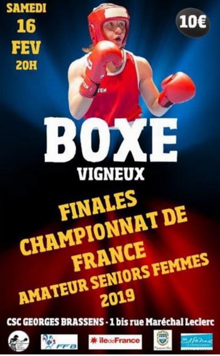 Finales féminines des Championnats de France Amateurs de boxe 2019