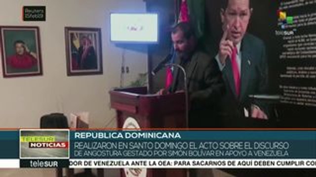 República Dominicana: realizan acto en solidaridad con Venezuela