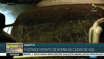 Policía egipcia frustra atentado terrorista en Giza