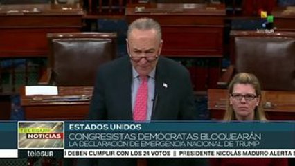EEUU: demócratas bloquearán declaración de emergencia nacional