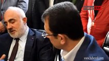 İBB Başkan Adayı Ekrem İmamoğlu , İSAROD Başkanı Hamza Öztürk'ü ziyeret etti