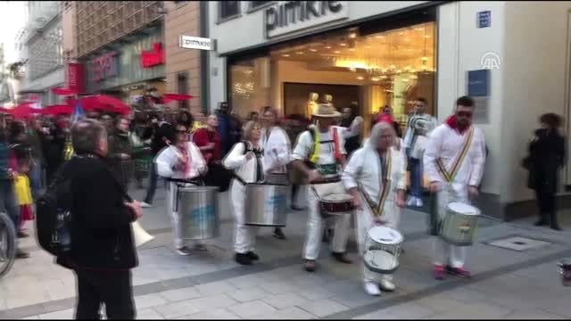55. Uluslararası Münih Güvenlik Konferansı'nı Protesto Amacıyla Yürüyüş Düzenlendi