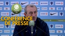 Conférence de presse Paris FC - AC Ajaccio (1-1) : Mecha BAZDAREVIC (PFC) - Olivier PANTALONI (ACA) - 2018/2019
