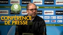 Conférence de presse AJ Auxerre - Clermont Foot (1-0) : Pablo  CORREA (AJA) - Pascal GASTIEN (CF63) - 2018/2019