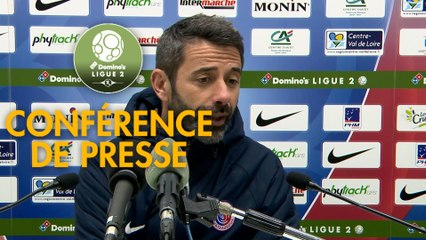 Conférence de presse Châteauroux - US Orléans (1-2) : Nicolas USAI (LBC) - Didier OLLE-NICOLLE (USO) - 2018/2019