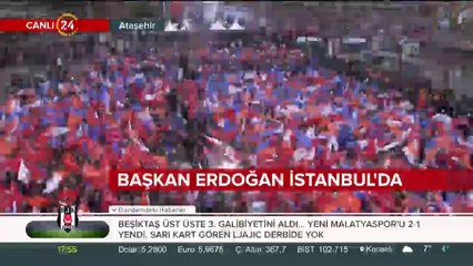 Başkan Erdoğan, Ataşehir mitinginde halka hitap etti (16 Şubat 2019)