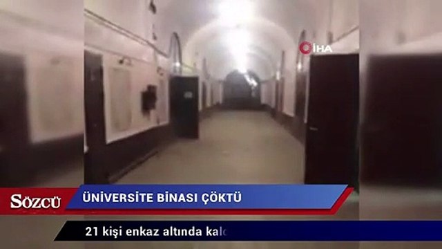 Rusya'da üniversite binası çöktü: 21 kişi enkaz altında kaldı