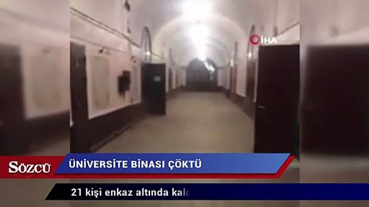 Rusya'da üniversite binası çöktü:  21 kişi enkaz altında kaldı