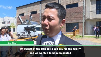 We're very happy to be here and pay our respects - Ken Choo