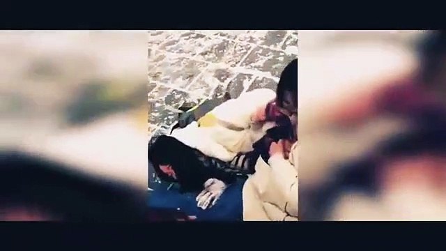 La Grande muraille de Chine se transforme en patinoire... Chutes de tout les touristes